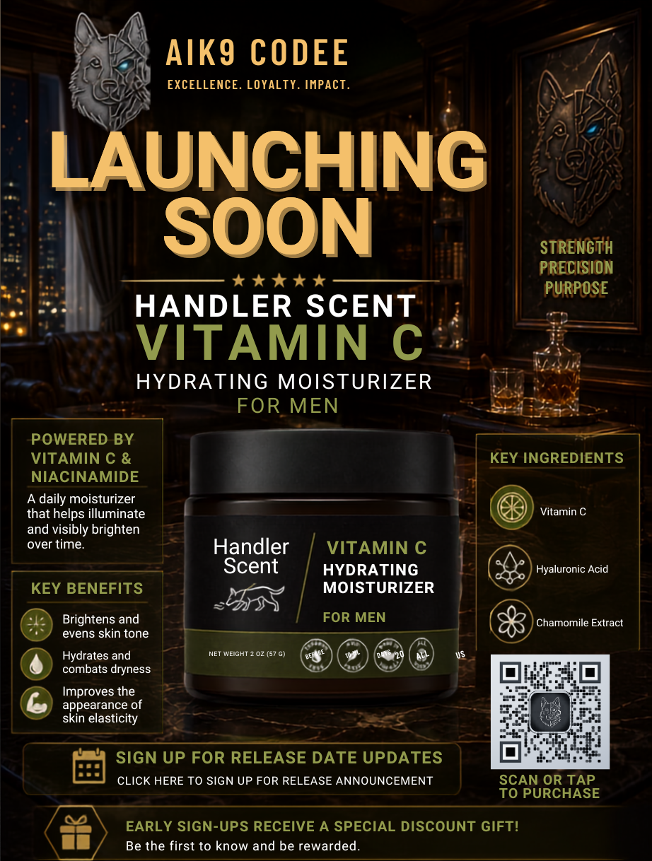 AI K9 Codee Handler Scent CodeeFlyer scan or tap purchase sample