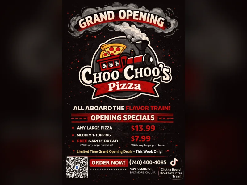 Choo Choo Flyer preview