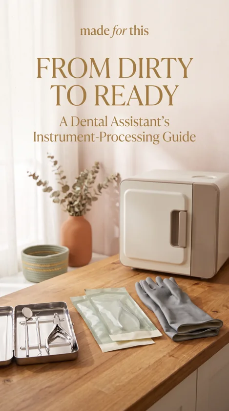 From Dirty to Ready: A Dental Assistant’s Instrument-Processing Guide — article cover
