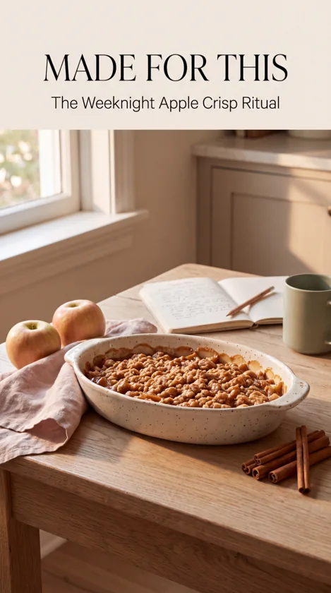 The Weeknight Apple Crisp Ritual — article cover