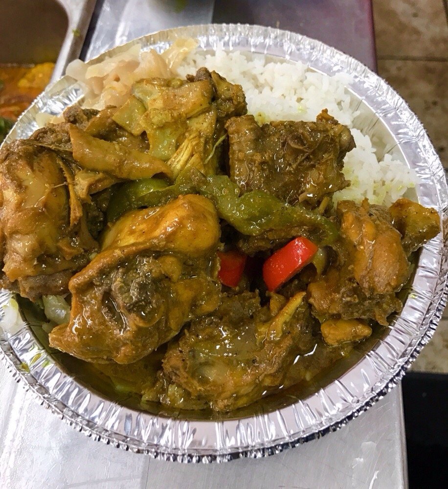 Curry chicken with rice